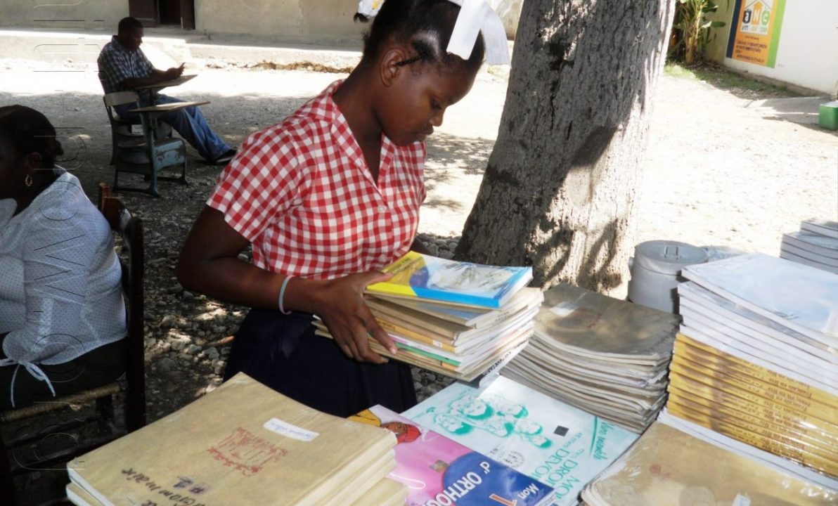 Book Bank program in Haiti