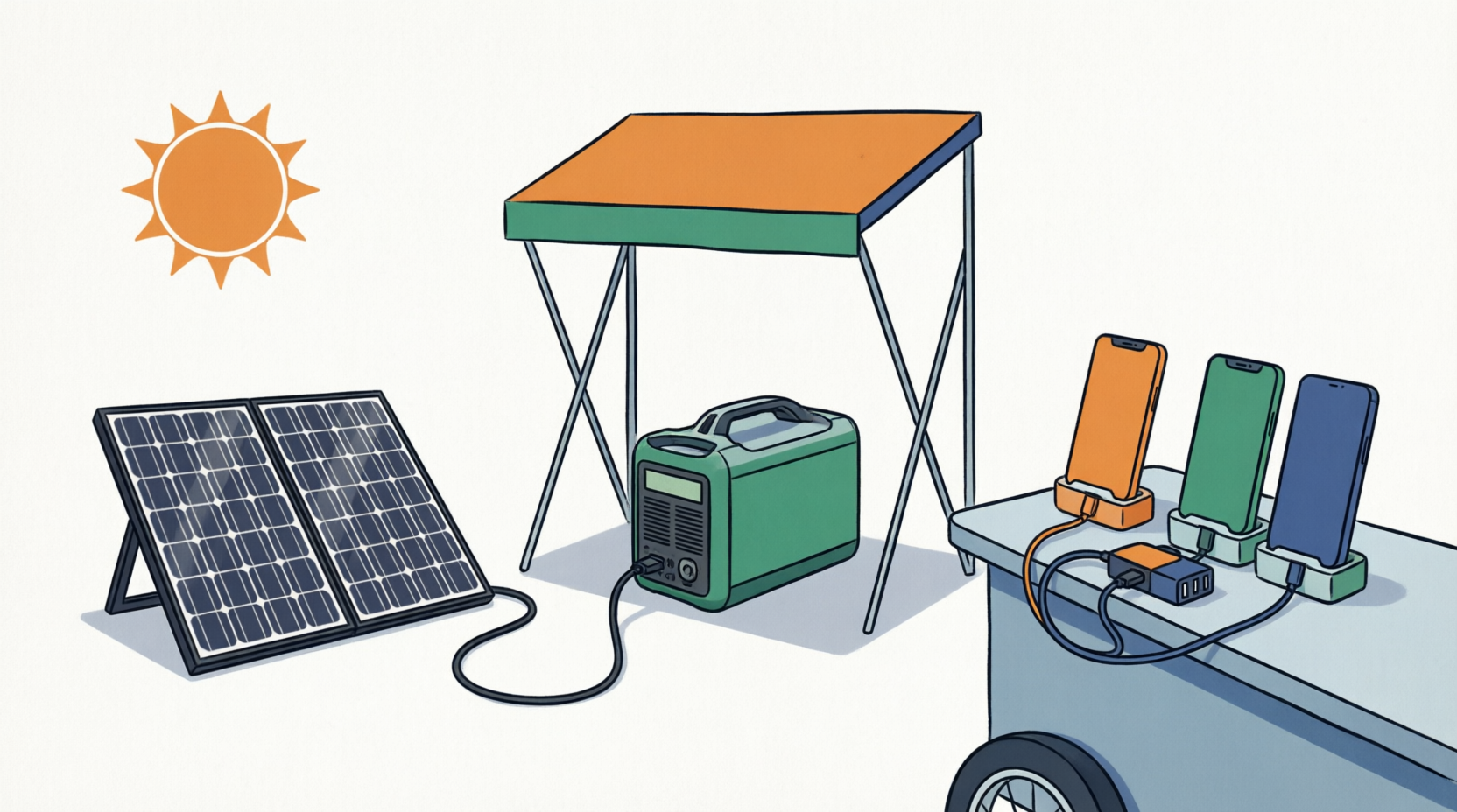 Off-Grid Charging Hub
